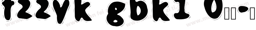 fzzyk gbk1 0字体字体转换